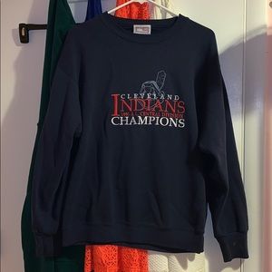 cleveland indians hoodie size L